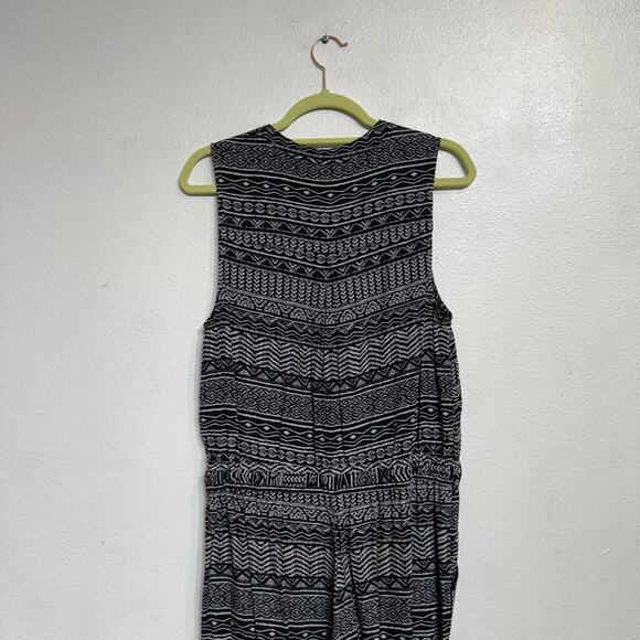 Lucky Brand Black Aztec Jumpsuit Sz S - Picture 8 of 11